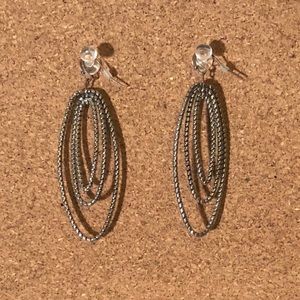 Silver earrings